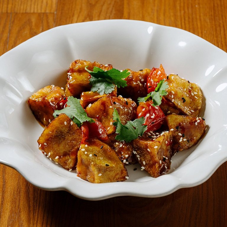 П Закуска из хрустящих баклажан